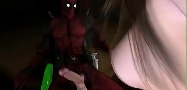  big tits super girl fucked hard by deadpool 3d porn